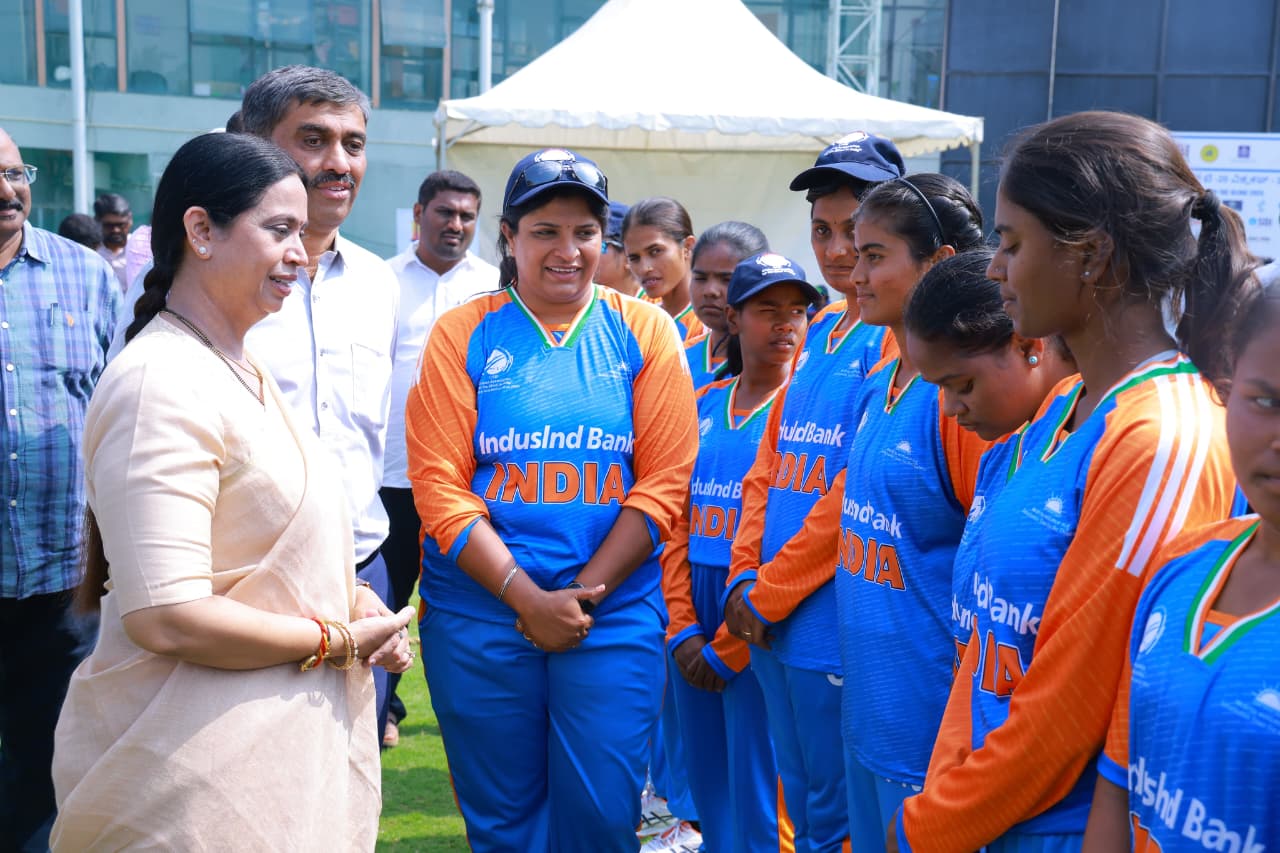 Let blind cricket get global recognition: Minister Laxmi Hebbalkar Let blind cricket get global recognition: Minister Laxmi Hebbalkar