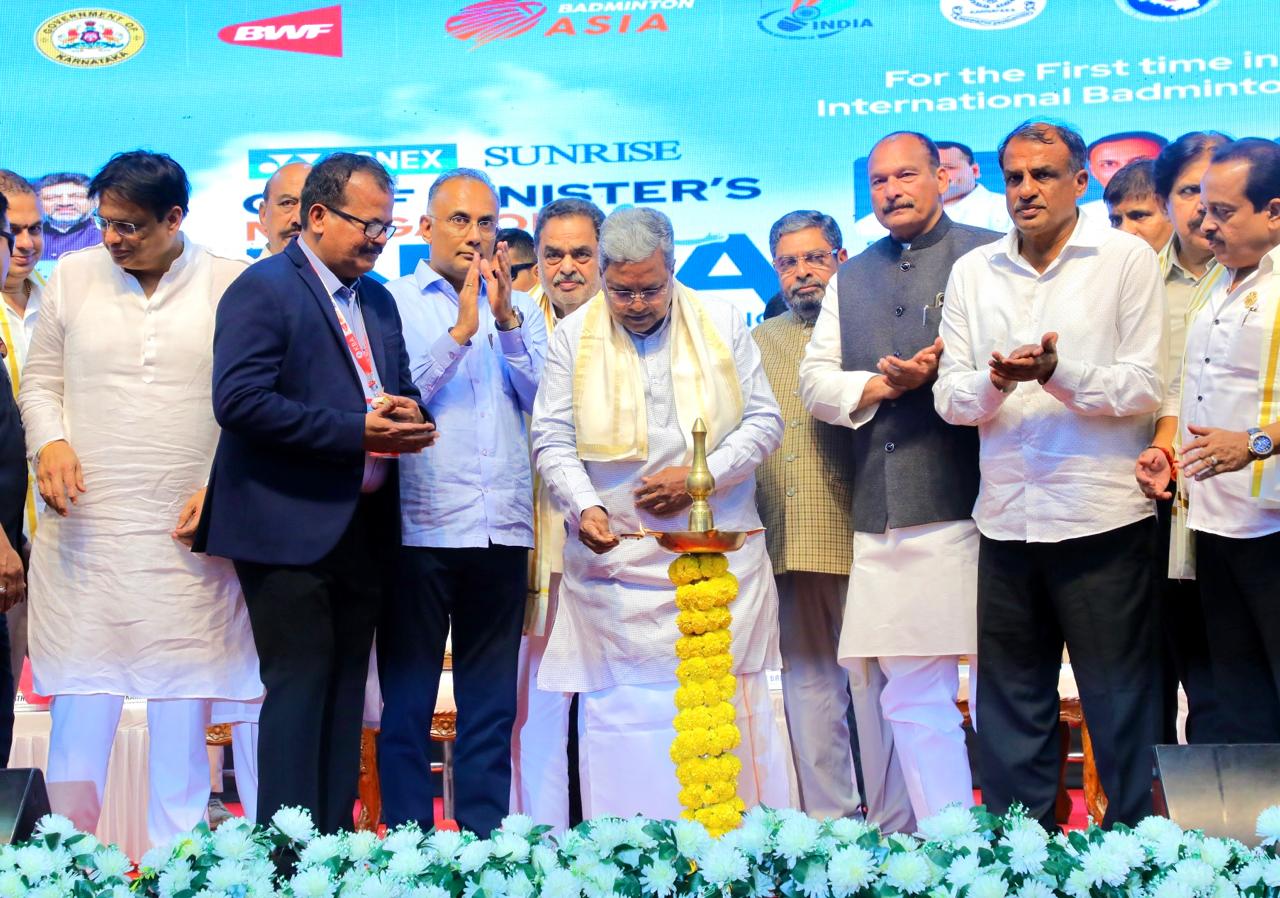 I laid the foundation stone of the Urwa Indoor Stadium and inaugurated it by myself, It is from our government’s money – C. M. Siddharamaiah I laid the foundation stone of the Urwa Indoor Stadium and inaugurated it by myself, It is from our government’s money – C. M. Siddharamaiah