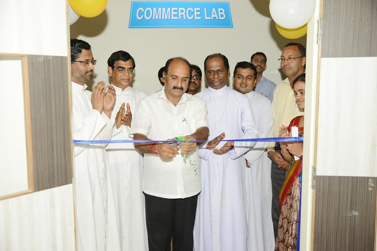 Inaguruation of Commerce Laboratory at  St. Philomena College, Puttur