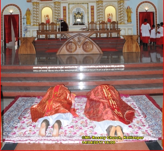 Good Friday Celebrations at Mount Rosary, Church, kallianpur