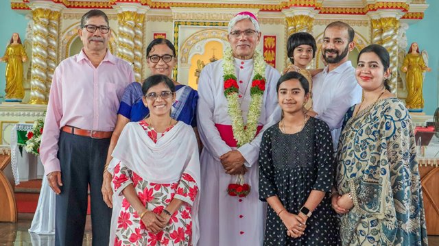 Kallianpur: Arch-bishop emeritus Rt Rev. Dr Leo Carnelio felicitated at his mother parish