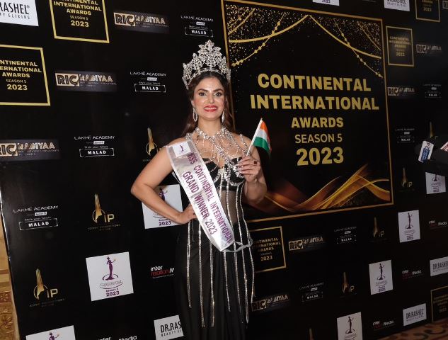 Aastha Rawal Crowned Miss Continental International 2023 Aastha Rawal Crowned Miss Continental International 2023