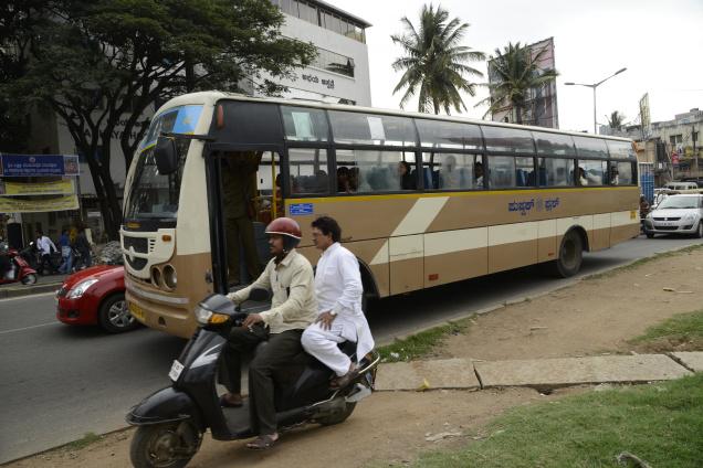 BMTC driver and supervisors suspended