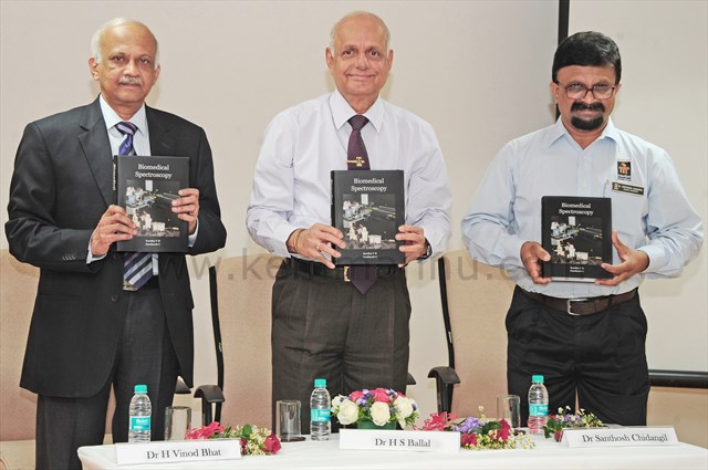 Book on Biomedical Spectroscopy released at Manipal University