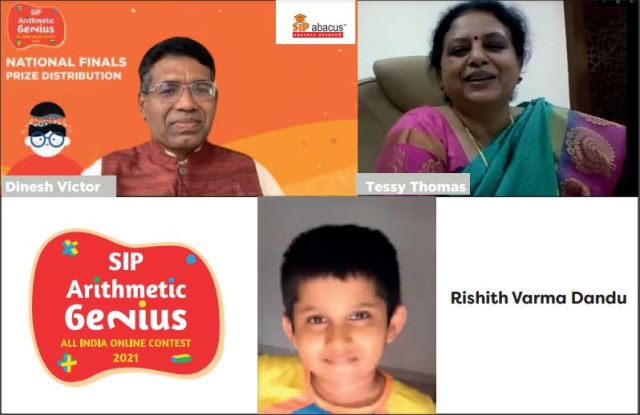 Bengaluru’s Rishith Varma Dandu from BRS Global School emerges as champion at SIP Abacus’ Arithmetic Genius Contest
