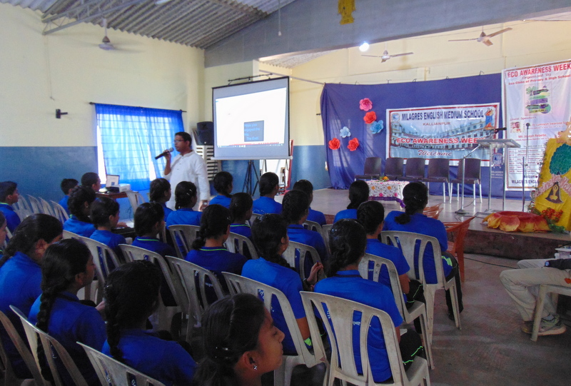 Eco Awareness Week held at Milagres English Schools, Kallianpur