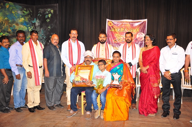 Mumbai: Artistes Arusha Shetty and Surendra Shetty felicitated