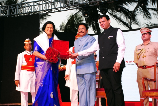 Mumbai: Grace Pinto, Ryan International Group MD felicitated at Raj Bhavan by the Governor of Maharashtra