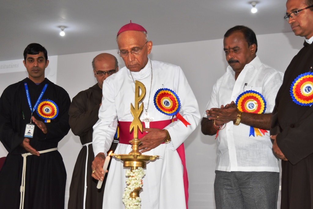 Blessings and inauguration of New College Block - Capuchins of Karnataka