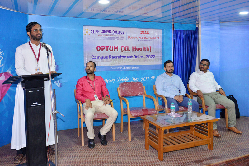 OPTUM Campus Recruitment Drive at St Philomena Campus