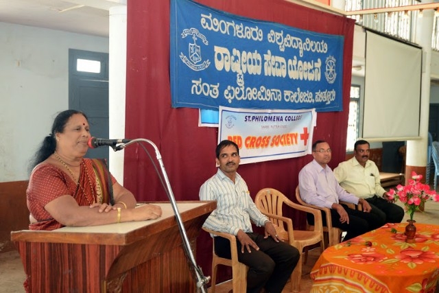 Workshop on First Aid held at St. Philomena College, Puttur