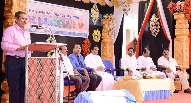 College Day Celebrations held at St Philomena College Puttur and Farewell to Cyril Moras