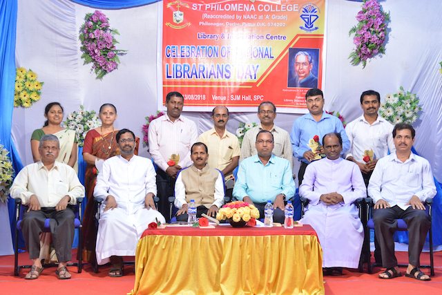 National Librarians’ Day celebrated at St Philomena College Puttur