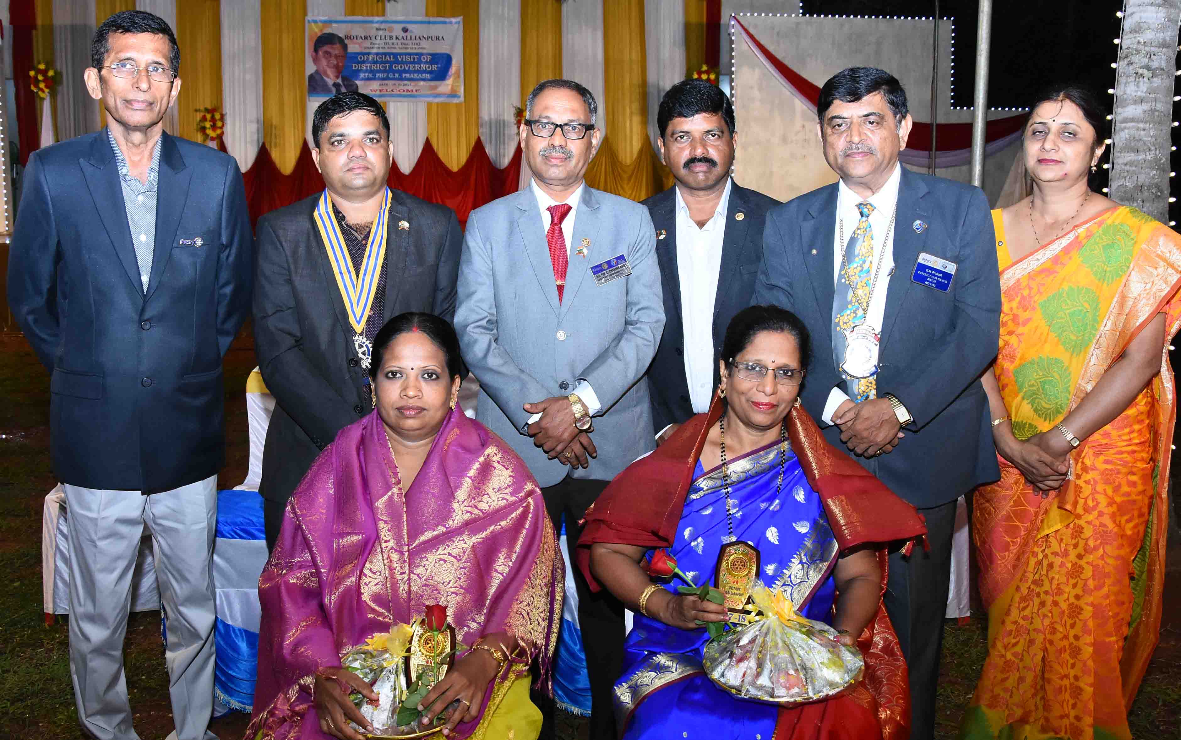 District Governor’s official visit to Rotary Club Kallianpur, honors award winner teachers