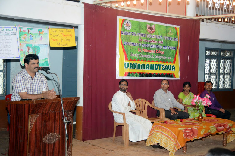 Vanamahotsava organised at St Philomena College, Puttur