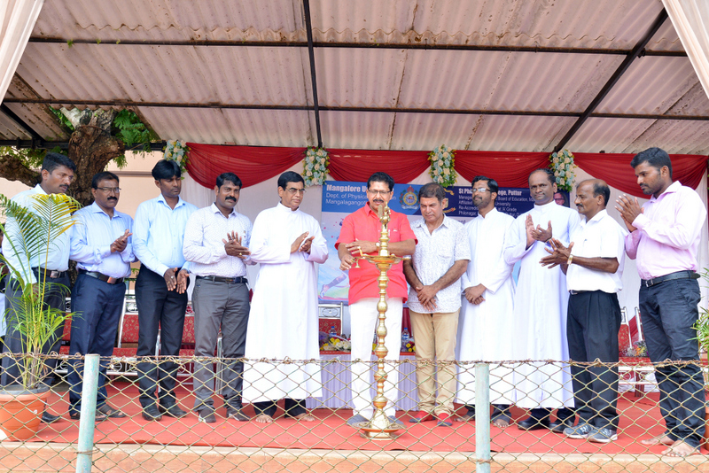 Mangalore University Inter Collegiate Football Tournament inaugurated at SPC Puttur
