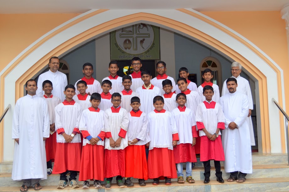 Altar servers of  Milagres Cathedral  celebrate their patrons feast on Nov 5th.