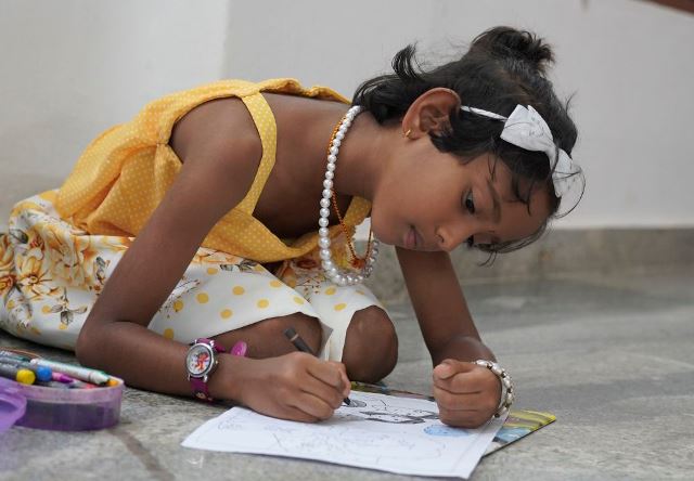 Drawing & Colouring Competition held at Infant Jesus Shrine