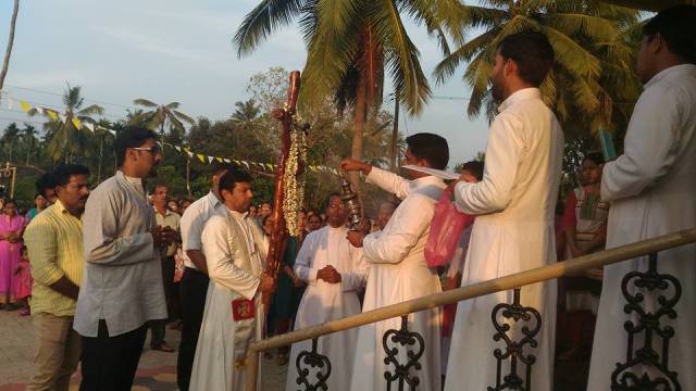National Youth Convention Cross receives in Udupi Diocese