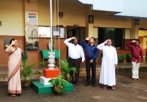 Mount Rosary Santhekatte Celebrates 68th Independence Day of India