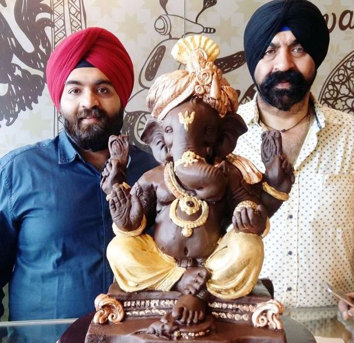 Not water, this Belgian chocolate Ganesha will be immersed in milk and distributed among needy kids