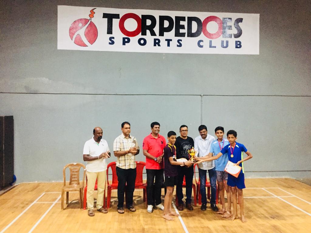 Milagres English Medium wins Team Championship @ U- 15 Inter-district Badminton Open Tournament