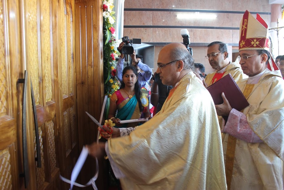 Newly build Holy Family Church inaugurates and blessed at Brahmavar