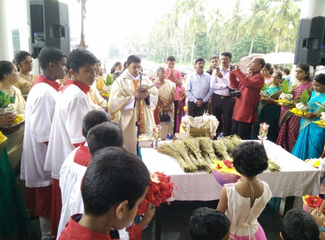 Celebration of the Monthi Feast at Mount Rosay Church Kallianpura