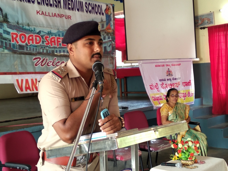 Road Safety Week organized at Milagres English Medium School, Kallianpur