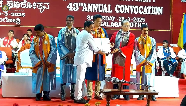 PhD conferred to Dr. Raghavendra PhD conferred to Dr. Raghavendra