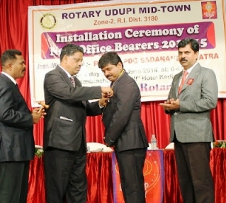 Installation ceremony of Rotary Udupi Midtown new office Bearers held
