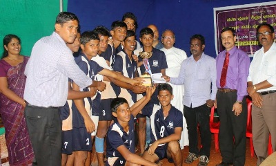Milagres PU College Boys Won in Volley Ball Udupi North Zone Tournament
