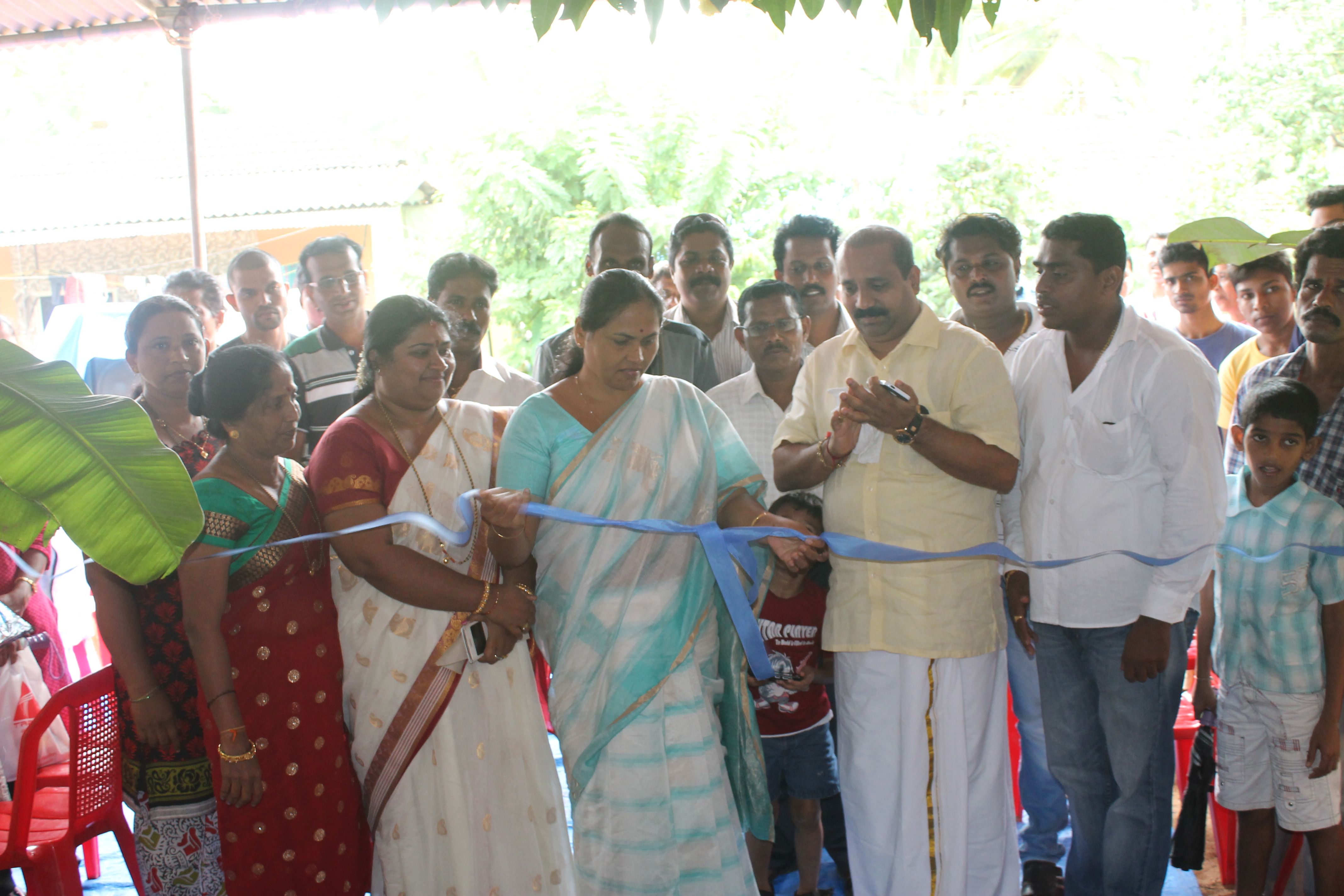 Shobha Karandlaje inaugurated Panchayat Shops at Nejar, Kallianpur