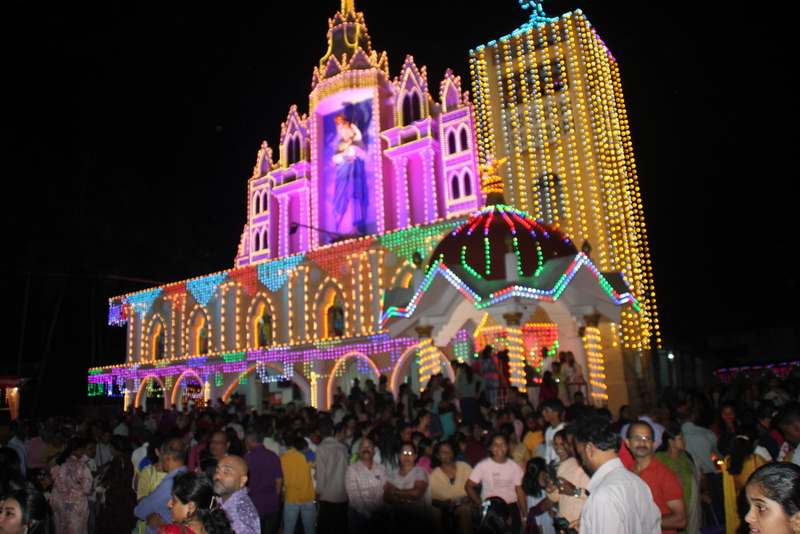 In preparation of Annual Feast, Colourful Vespers on Tuesday, 16th January, 2024, at Milagres Cathedral  – Kallianpur.