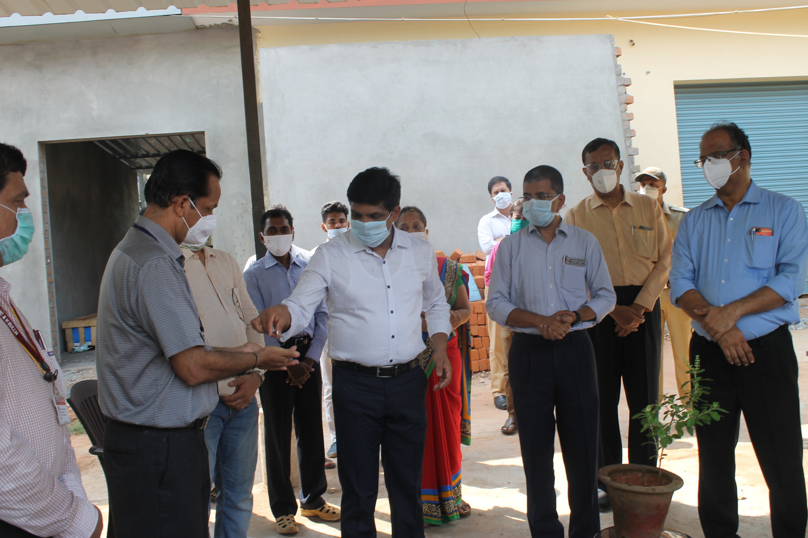 IMA handed over Swab testing Kiosks to District Collector G. Jagadeesh at Ajjarkad Hospital