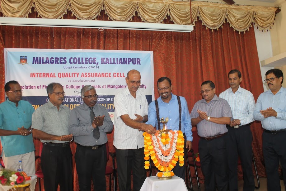 NAAC for college is compulsion but not option - Prof. Mahesh Rao at Milagres College, Kallianpur