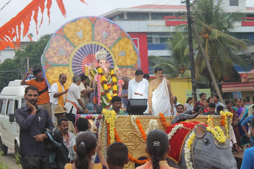 Immersion of Sri Ganesha Idol of Santhekatte, Kallianpur held with great joy and enthusiasm