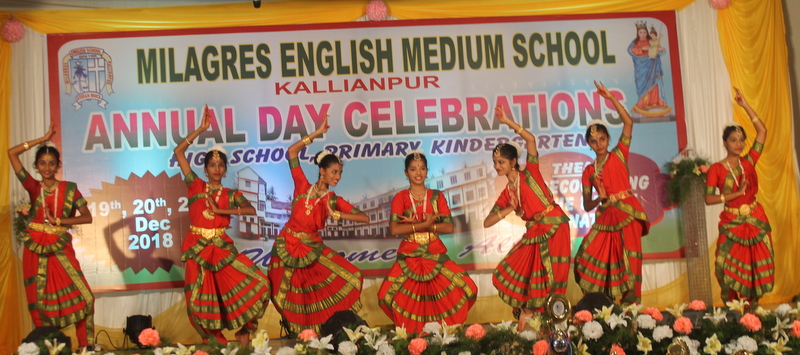 Milagres English Medium High School celebrates Annual School Day