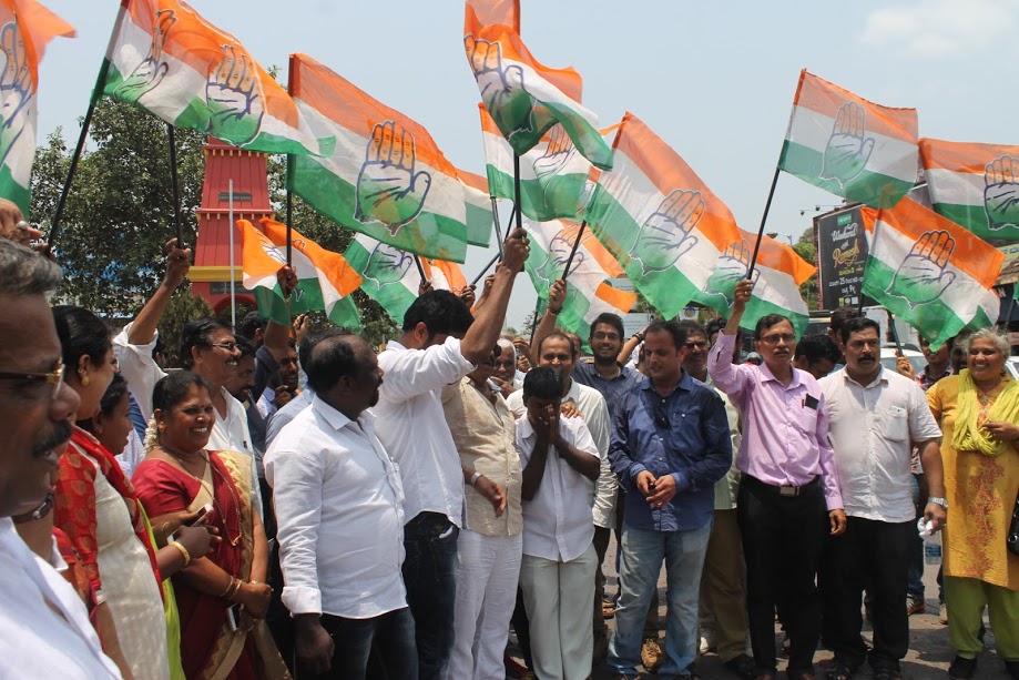 Bye elections in Karnataka - Udupi Congressmen celebrates retaining both the seats