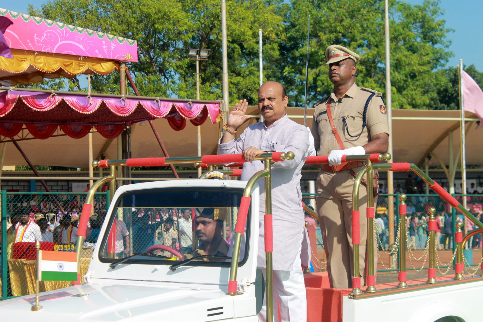 Udupi district witnesses 64th Rajyothsava celebrations with extravagant pomp and grandeur