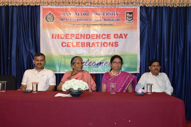 77th Independence Day” at University Evening College, Mangaluru 77th Independence Day” at University Evening College, Mangaluru