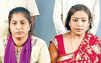 TV actors Suma & Lakshmi arrested in a lodge for prostitution - Bangalore