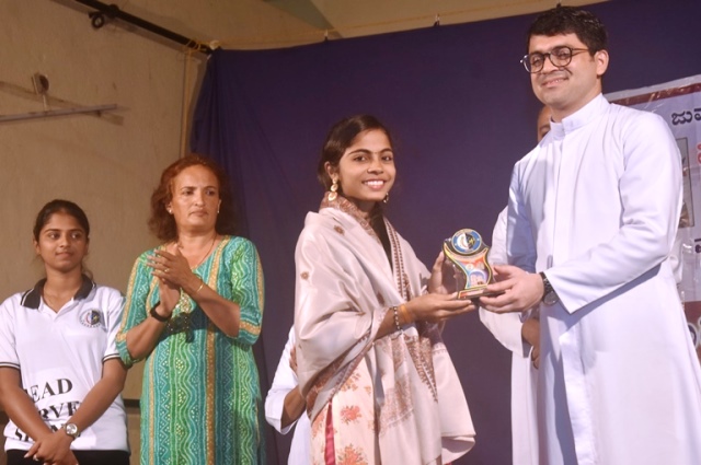 Jenicia Lobo of Pangla/Shankerpura bags gold at the National Level open Karate Tournament