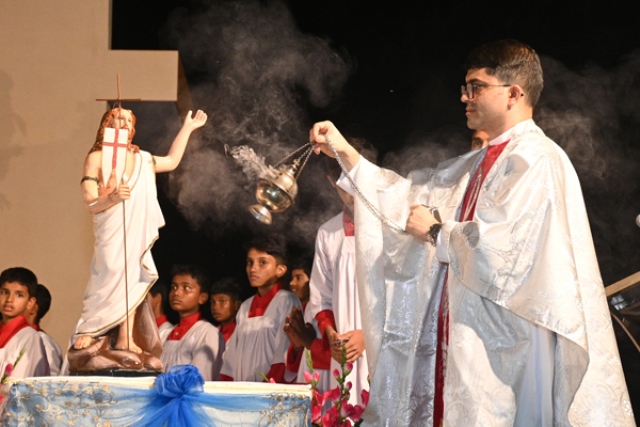 Easter Vigil at St john the Evangelist Church, Shankerapura. Easter Vigil at St john the Evangelist Church, Shankerapura.