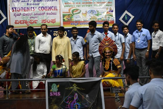 SMS College Brahmmavar, enthral the packed audience with, ‘NADAAM a feast of Classical Dance & Music…..’