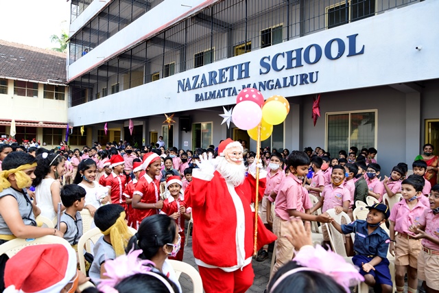 Christmas Day 2021 at Nazareth School, Mangalore.