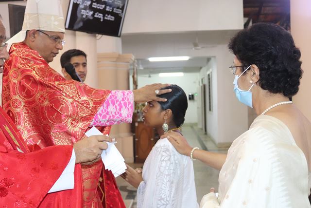 Sacrament of Confirmation held at Valencia Church Sacrament of Confirmation held at Valencia Church