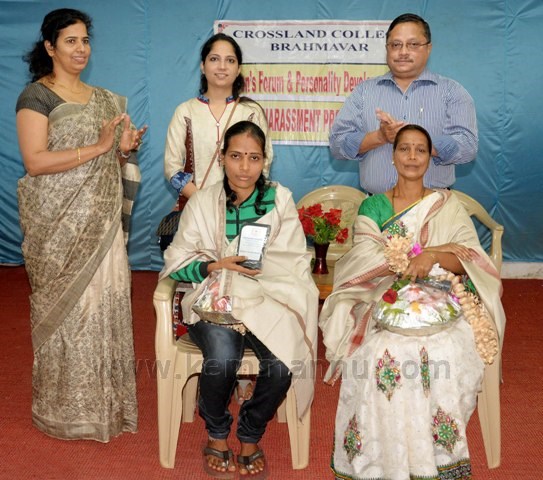 Crossland College, Brahmavar Felicitates Women Achievers