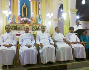 Fr. Ferdinand Gonsalves take charge as Parish Priest of Kemmannu.