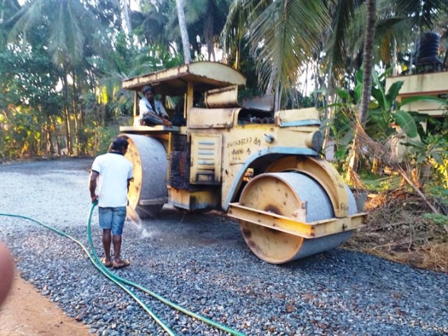 Concretisation of Gullibettu Road - Residents happy Concretisation of Gullibettu Road - Residents happy